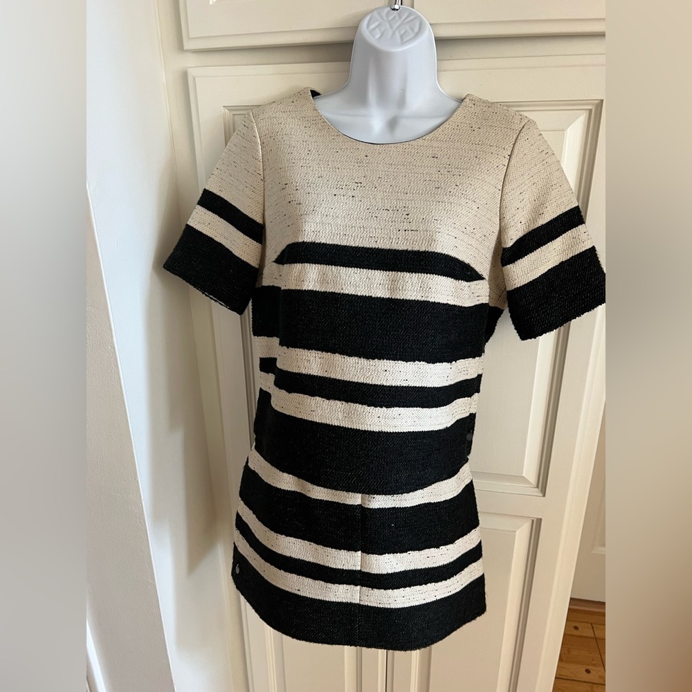 Maison Scotch & Soda Pop Odyssey Structured Stripped Top and skirt set Size 1